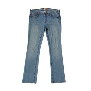 Vintage‎ Y2K LEI Ultra Low Rise Jeans Size 11 Blue Stretch Ashley Mall Era Bratz